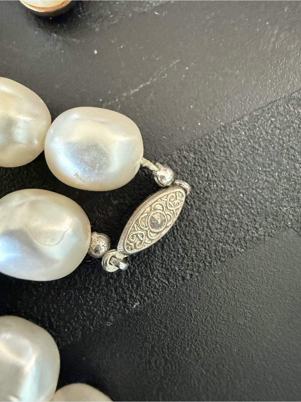 Vintage-Inspired White Pearl Multi-Strand Cameo Necklace & more - Picture 8 of 10